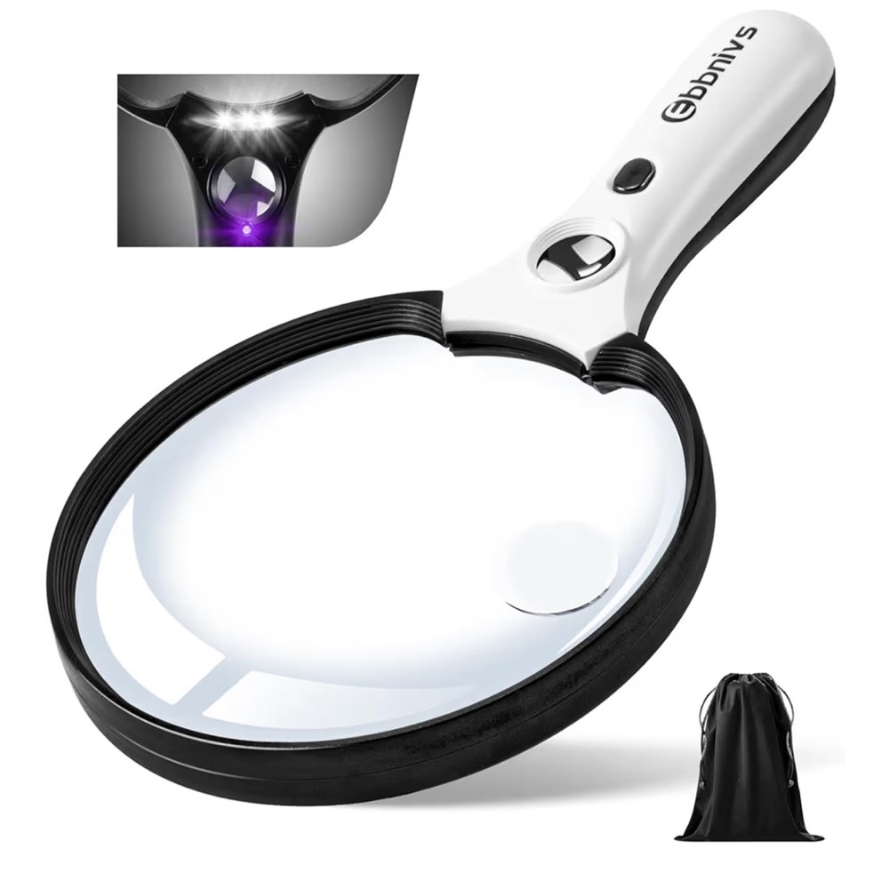 Magnifier Handheld Illuminated Lighted Magnifier